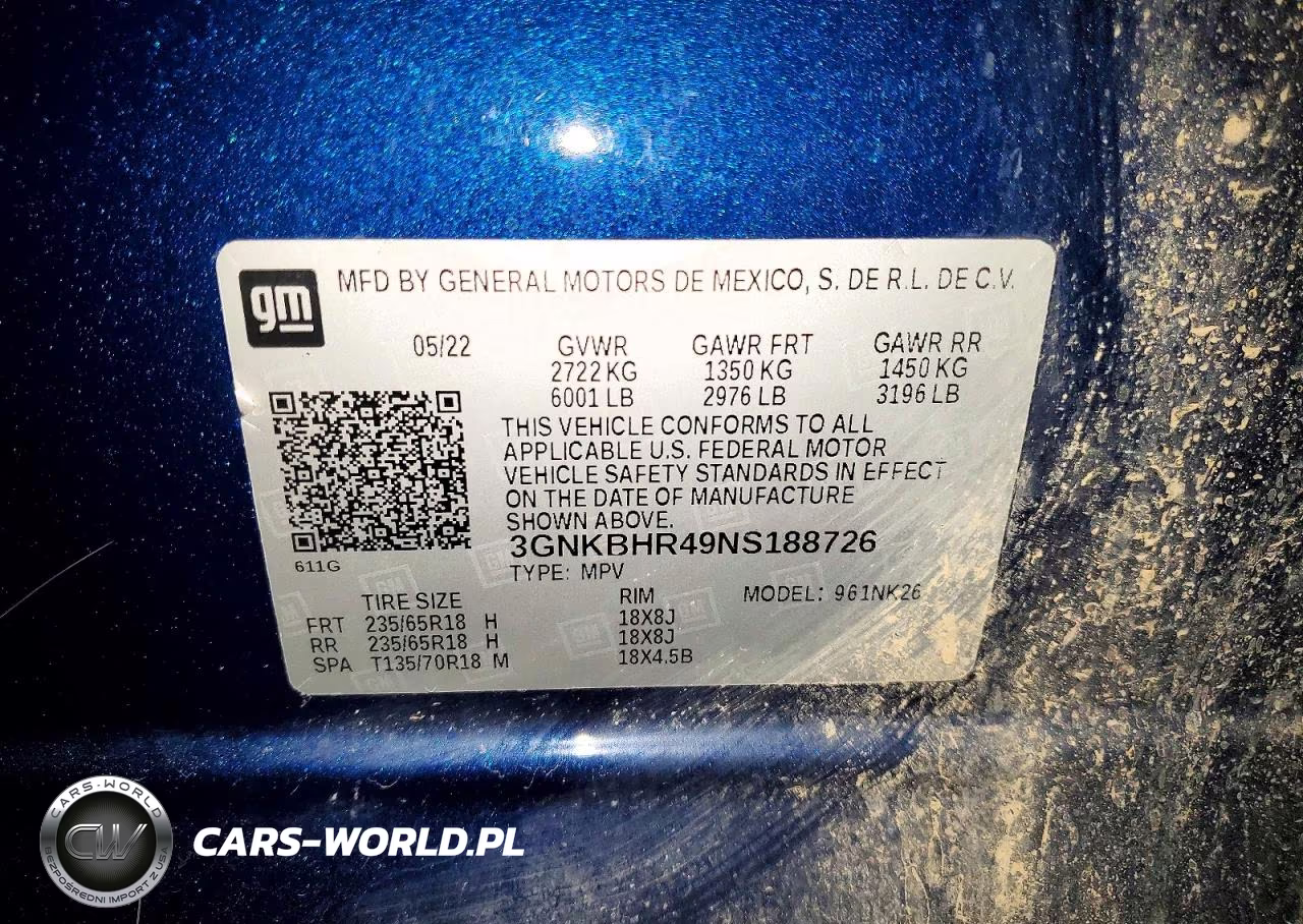 2022 Chevrolet Blazer VIN:3GNKBHR49NS188726 - 13