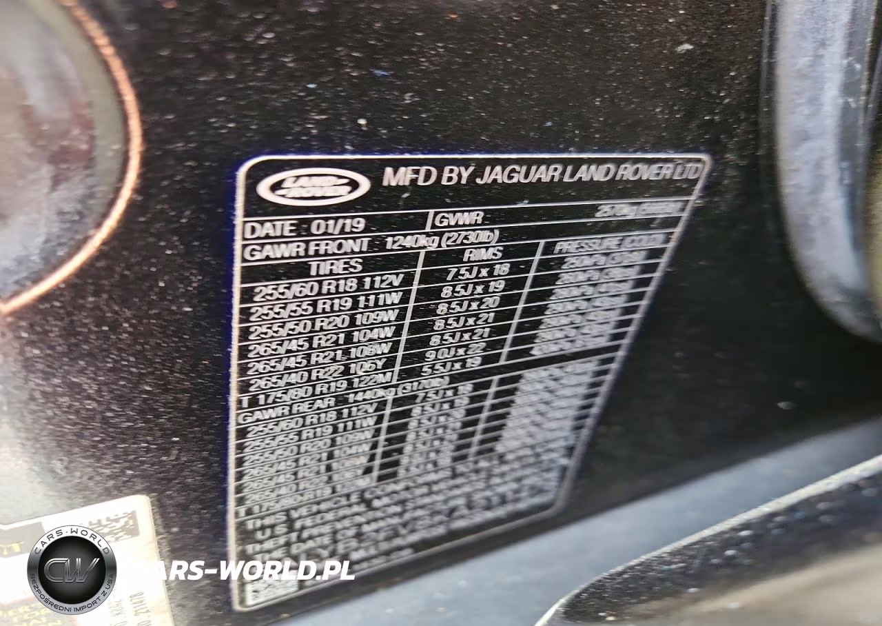 2019 Land Rover Range Rover Velar S VIN:SALYB2FV8KA211478 - 13