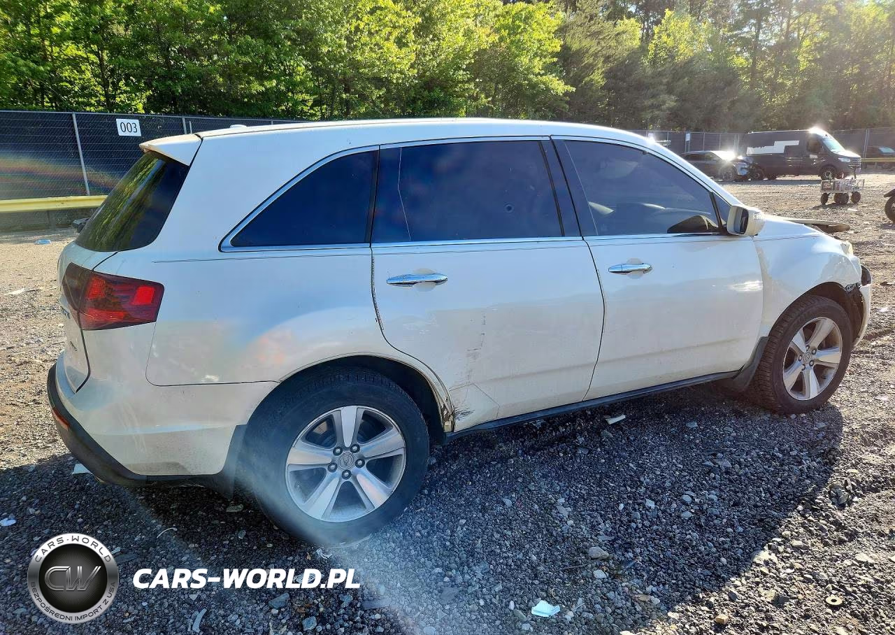 2012 Acura Mdx Technology VIN:2HNYD2H30CH536071 - 3