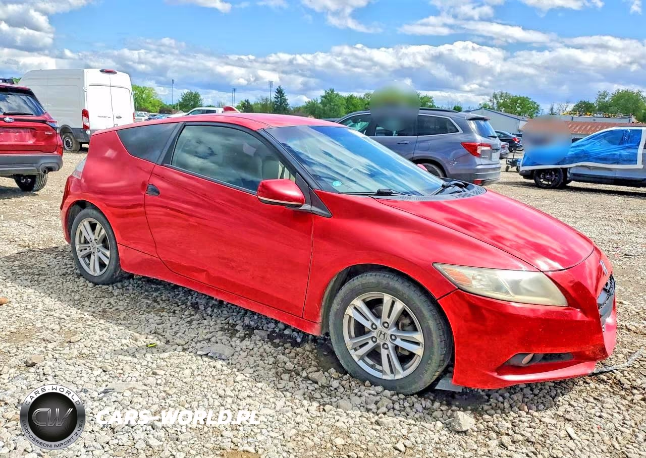 2012 Honda Cr-Z Ex VIN:JHMZF1D68CS004461 - 4