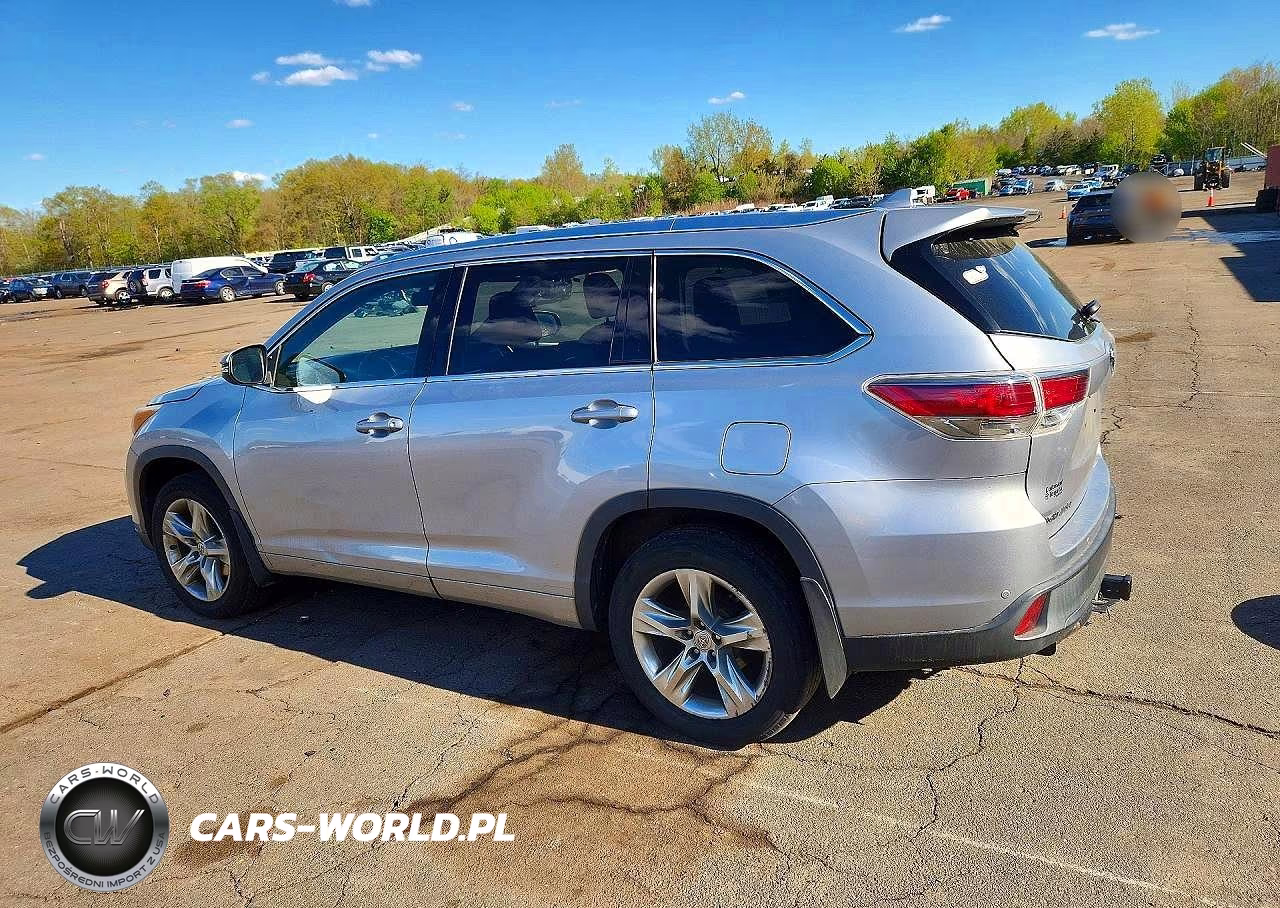 2015 Toyota Highlander Limited VIN:5TDDKRFH7FS072168 - 2
