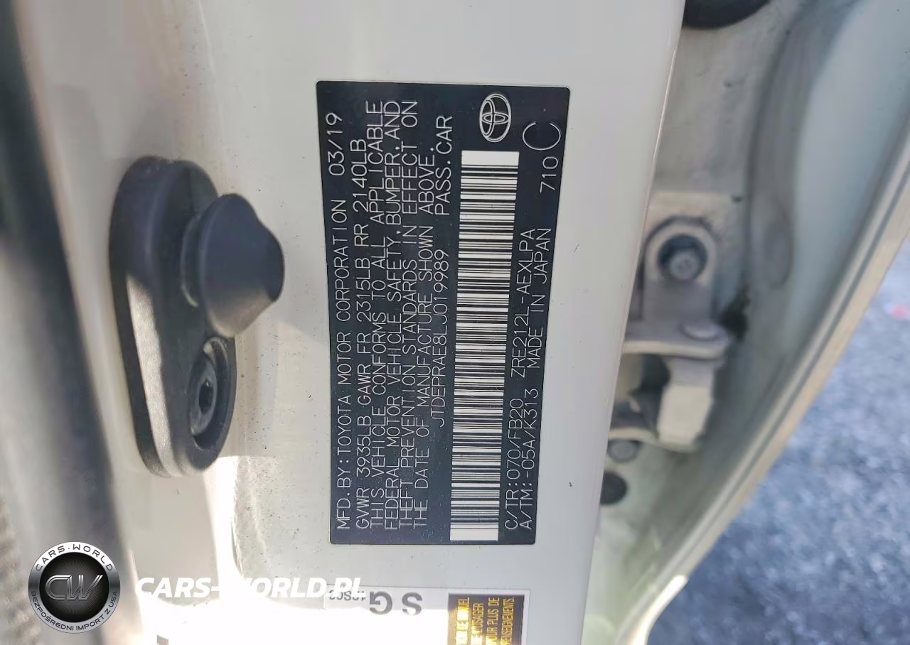 2020 Toyota Corolla Le VIN:JTDEPRAE8LJ019989 - 13