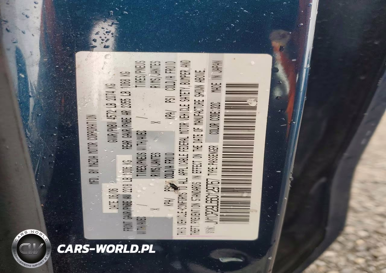 2006 Mazda 5 VIN:JM1CR29L660129767 - 12