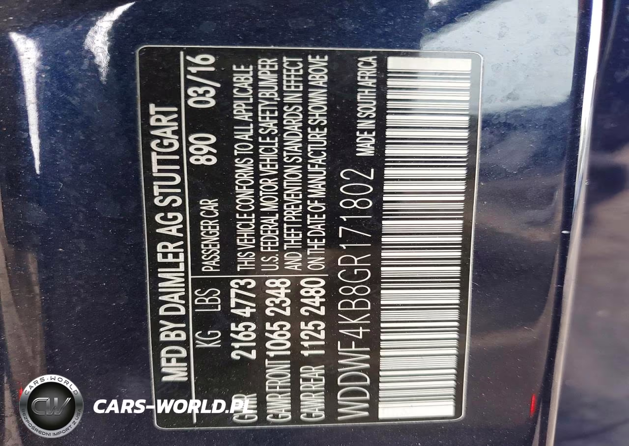 2016 Mercedes-Benz C 300 4Matic VIN:WDDWF4KB8GR171802 - 12