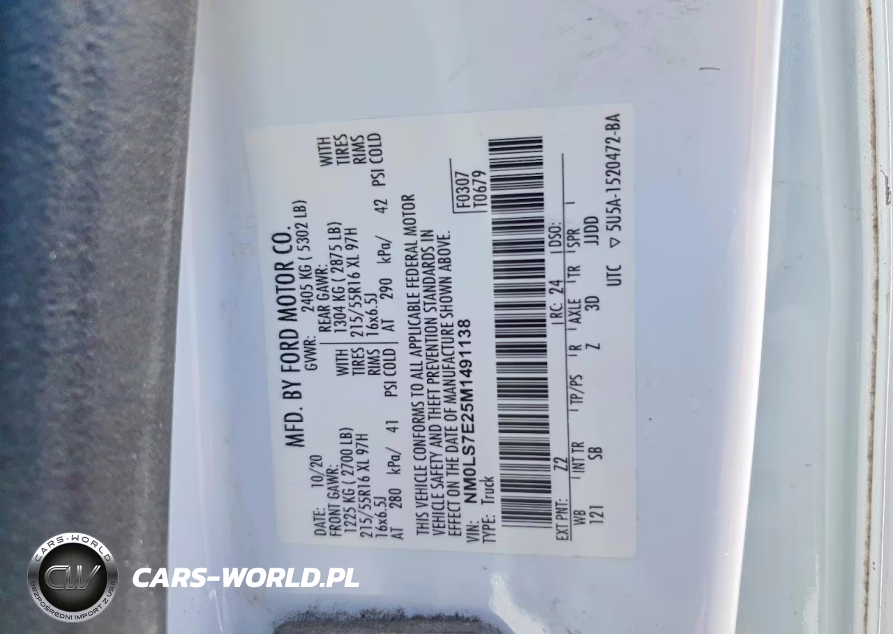 2021 Ford Transit Connect Xl VIN:NM0LS7E25M1491138 - 13