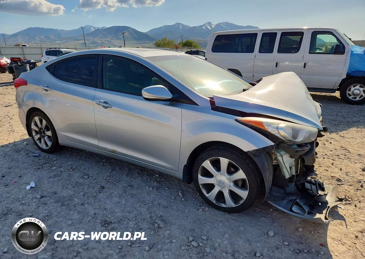 2013 Hyundai Elantra Limited VIN:5NPDH4AE1DH162093 - 4