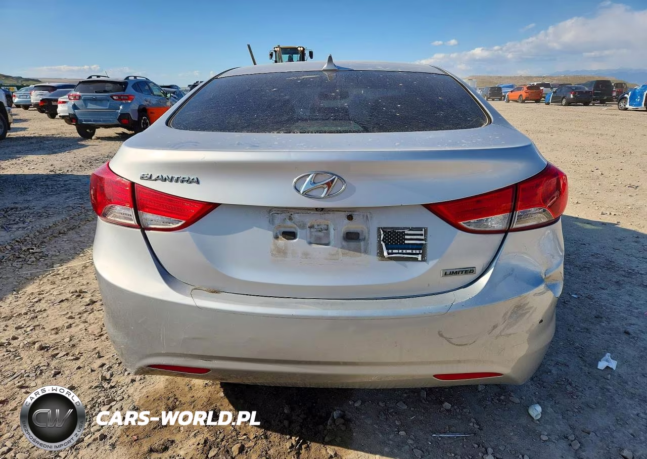 2013 Hyundai Elantra Limited VIN:5NPDH4AE1DH162093 - 6