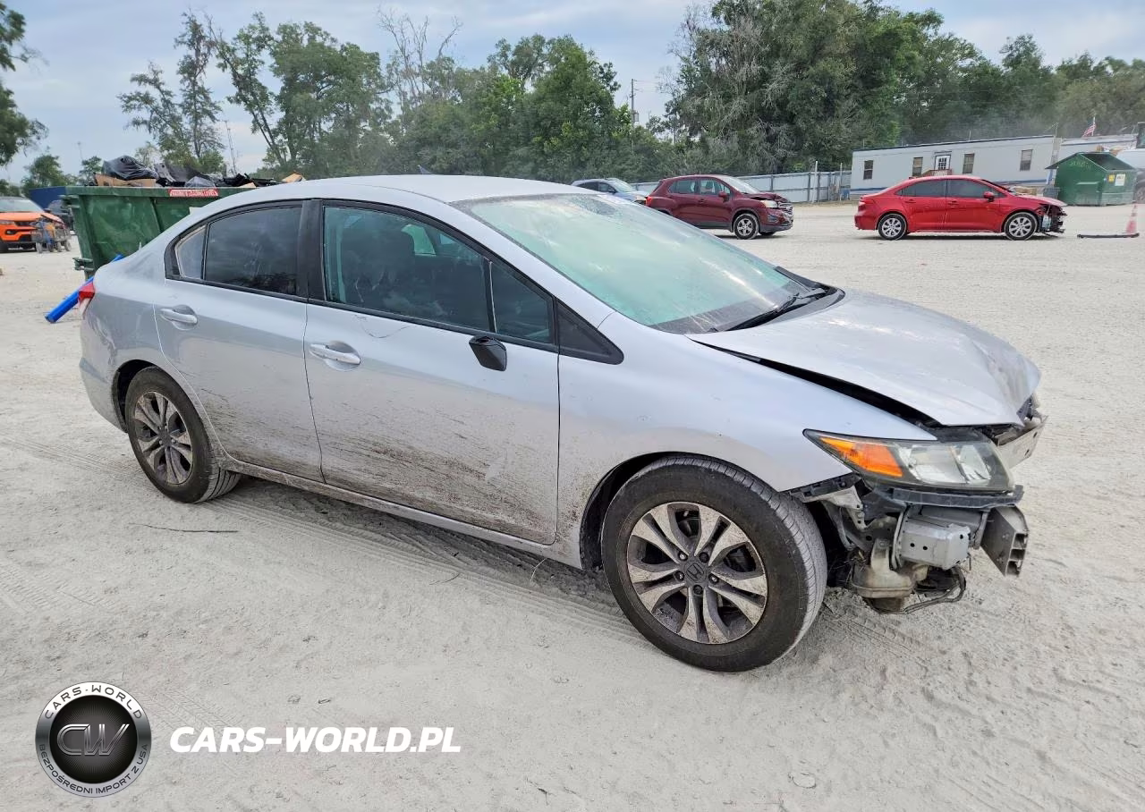 2014 Honda Civic Lx VIN:19XFB2F53EE050568 - 4