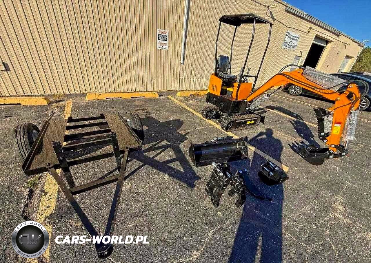 1 Ton Canopy + Hydraulic Thumb + Trailer + Grabber VIN:38912009 - 5