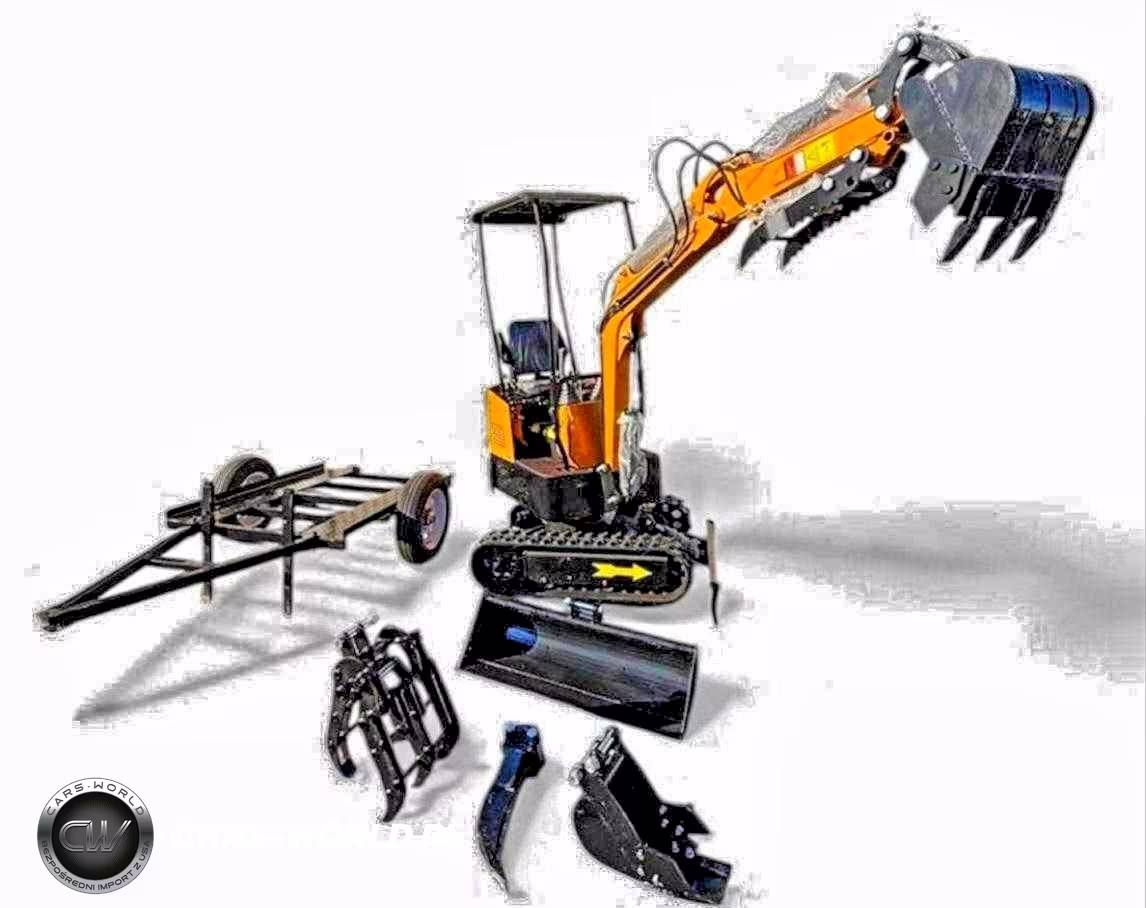 1 Ton Canopy + Hydraulic Thumb + Trailer + Grabber VIN:38912009 - 6