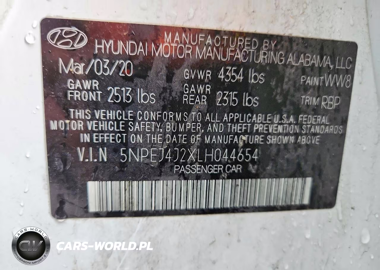 2020 Hyundai Sonata Sel Plus VIN:5NPEJ4J2XLH044654 - 12