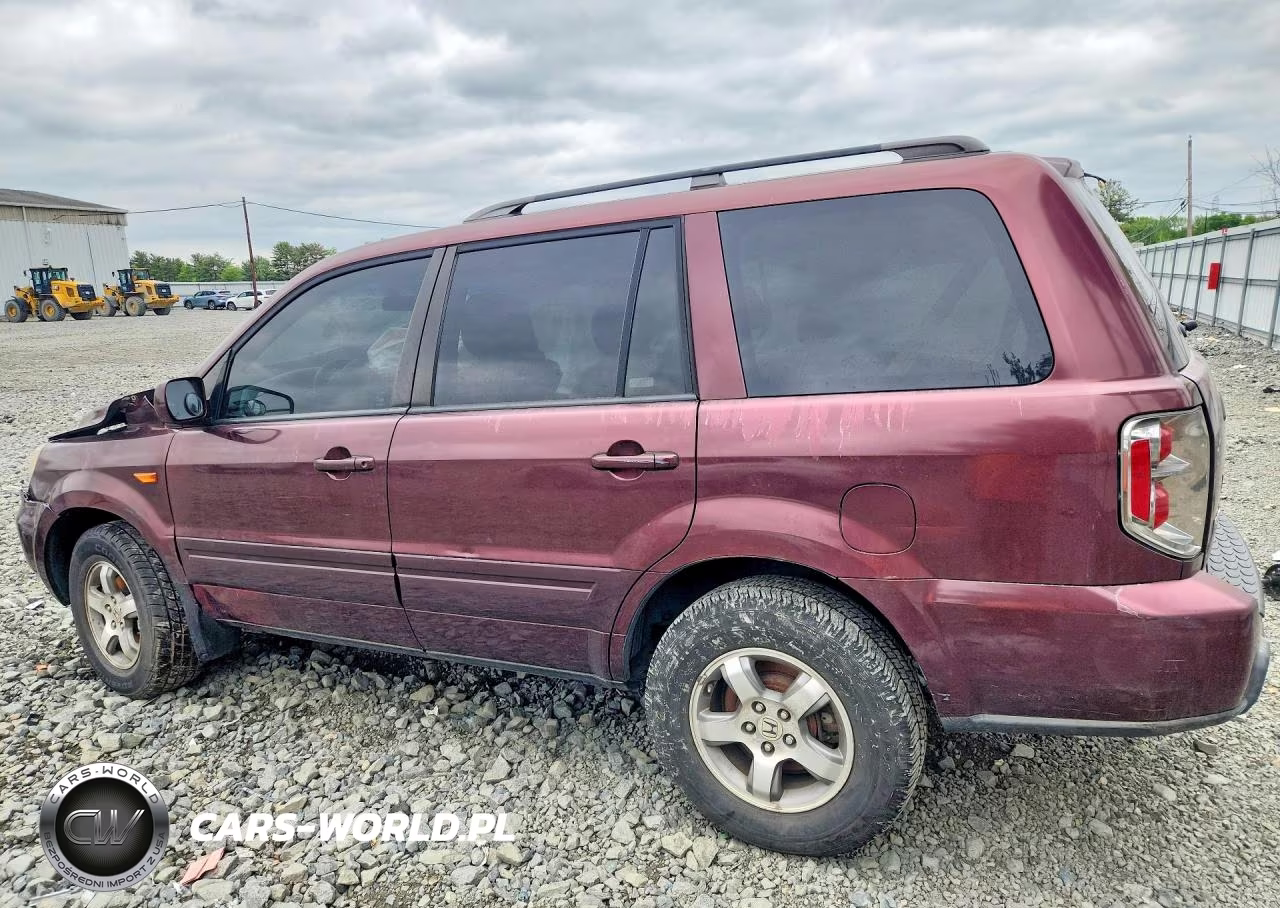 2007 Honda Pilot Exl VIN:2HKYF18737H521395 - 2