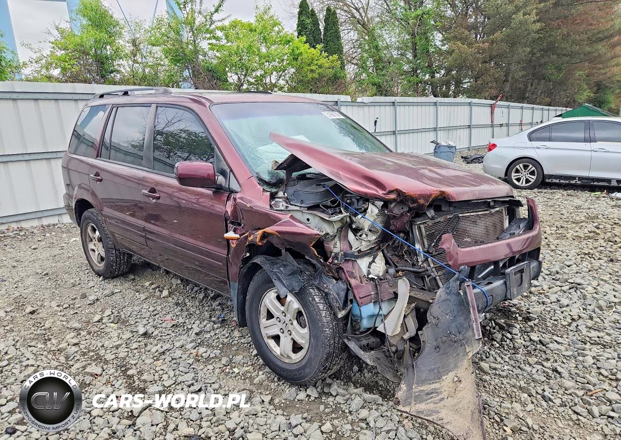 2007 Honda Pilot Exl VIN:2HKYF18737H521395 - 4