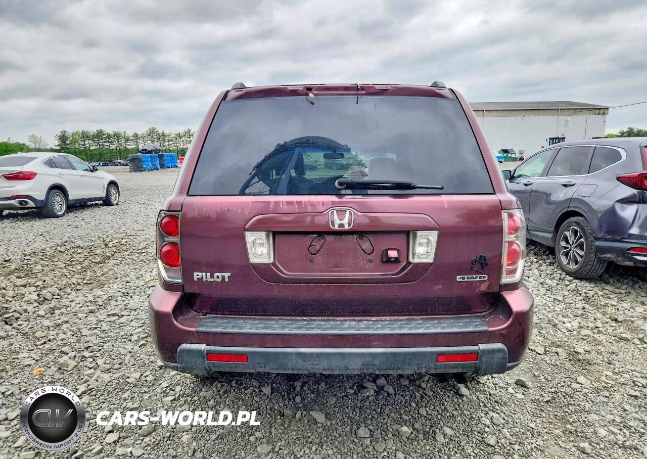 2007 Honda Pilot Exl VIN:2HKYF18737H521395 - 6