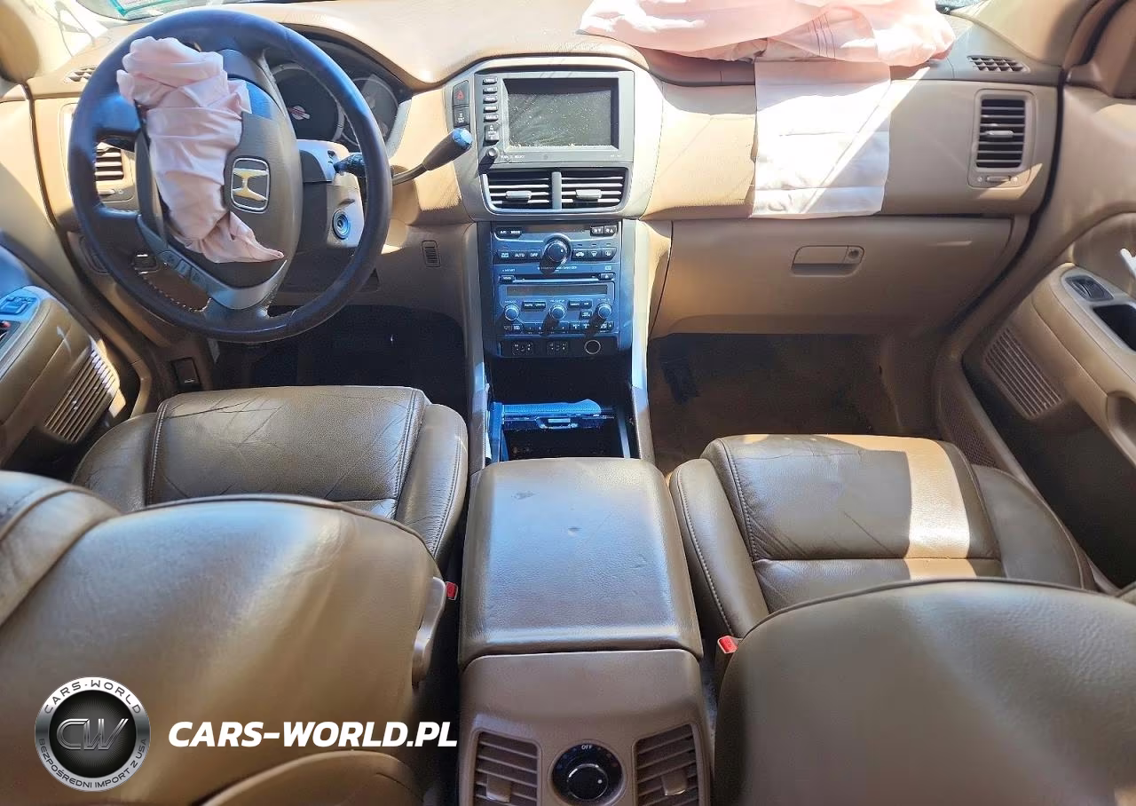 2007 Honda Pilot Exl VIN:2HKYF18737H521395 - 8