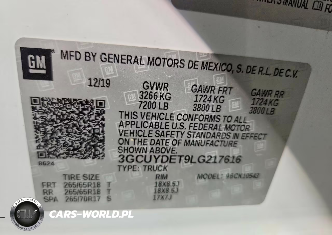 2020 Chevrolet Silverado K1500 Lt VIN:3GCUYDET9LG217616 - 12