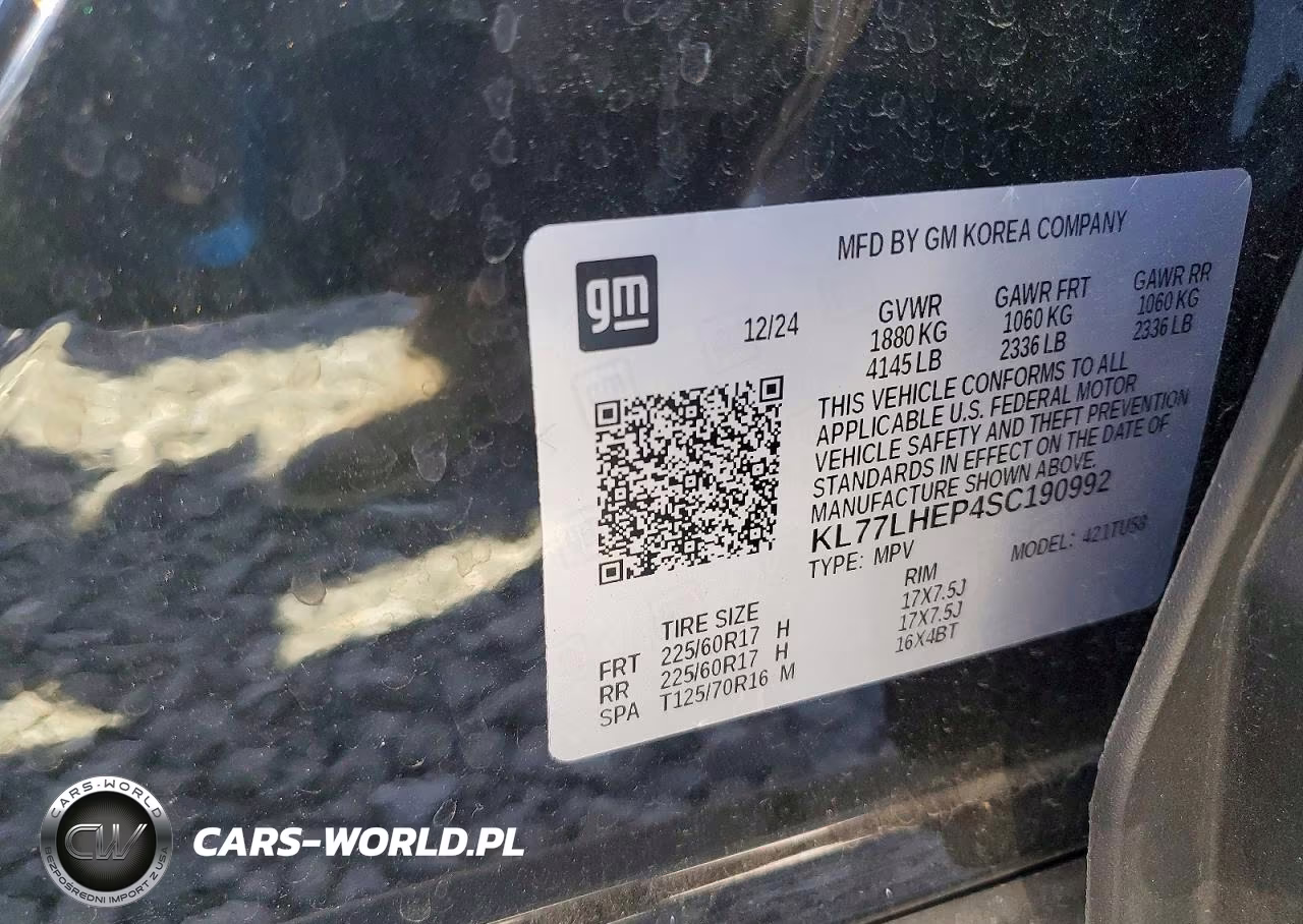 2025 Chevrolet Trax 1Lt VIN:KL77LHEP4SC190992 - 13