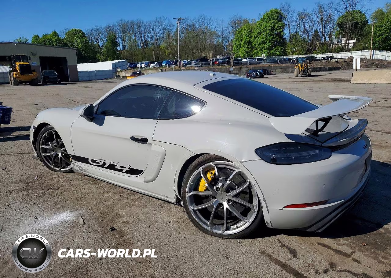 2022 Porsche Cayman Gt4 VIN:WP0AC2A80NS275603 - 2