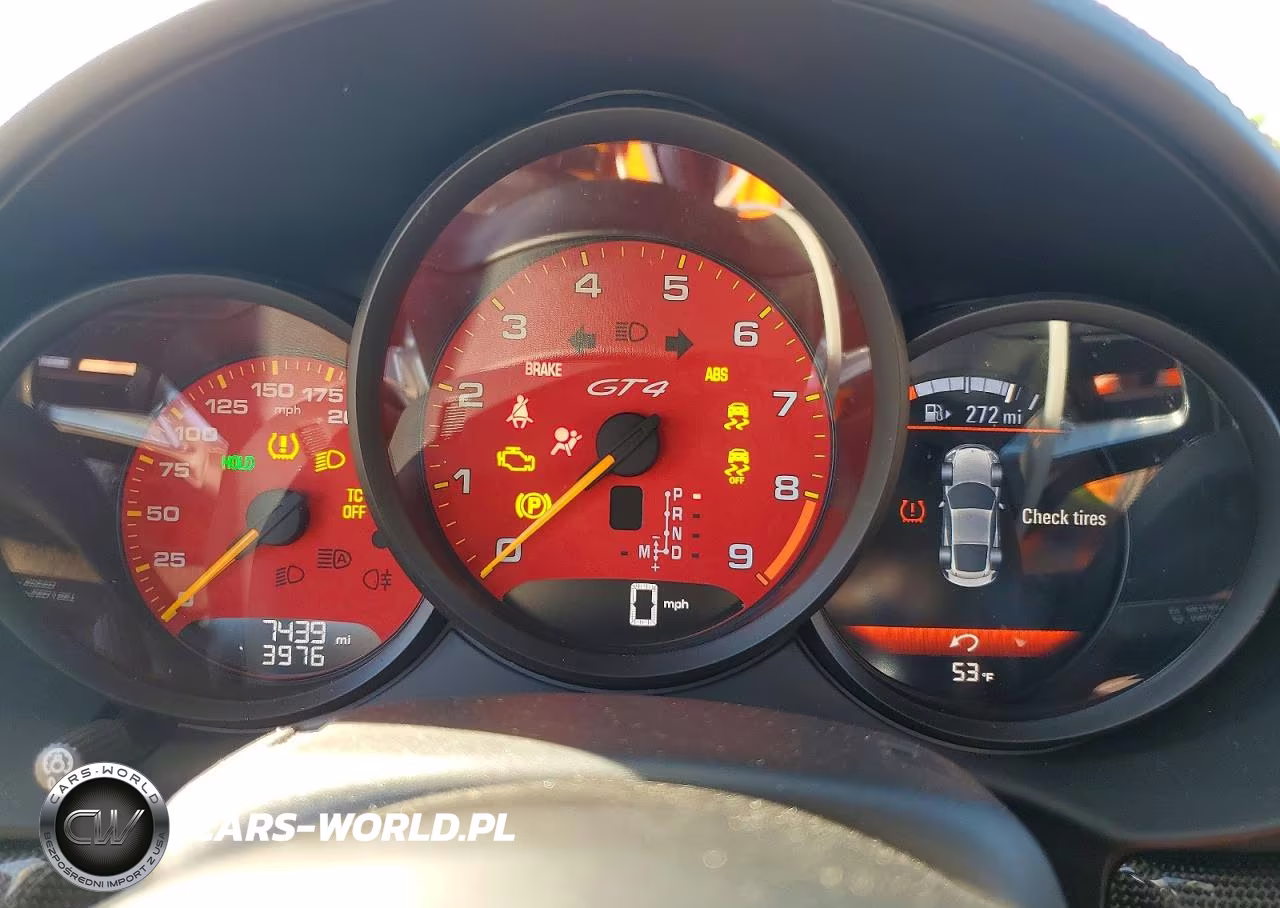 2022 Porsche Cayman Gt4 VIN:WP0AC2A80NS275603 - 9