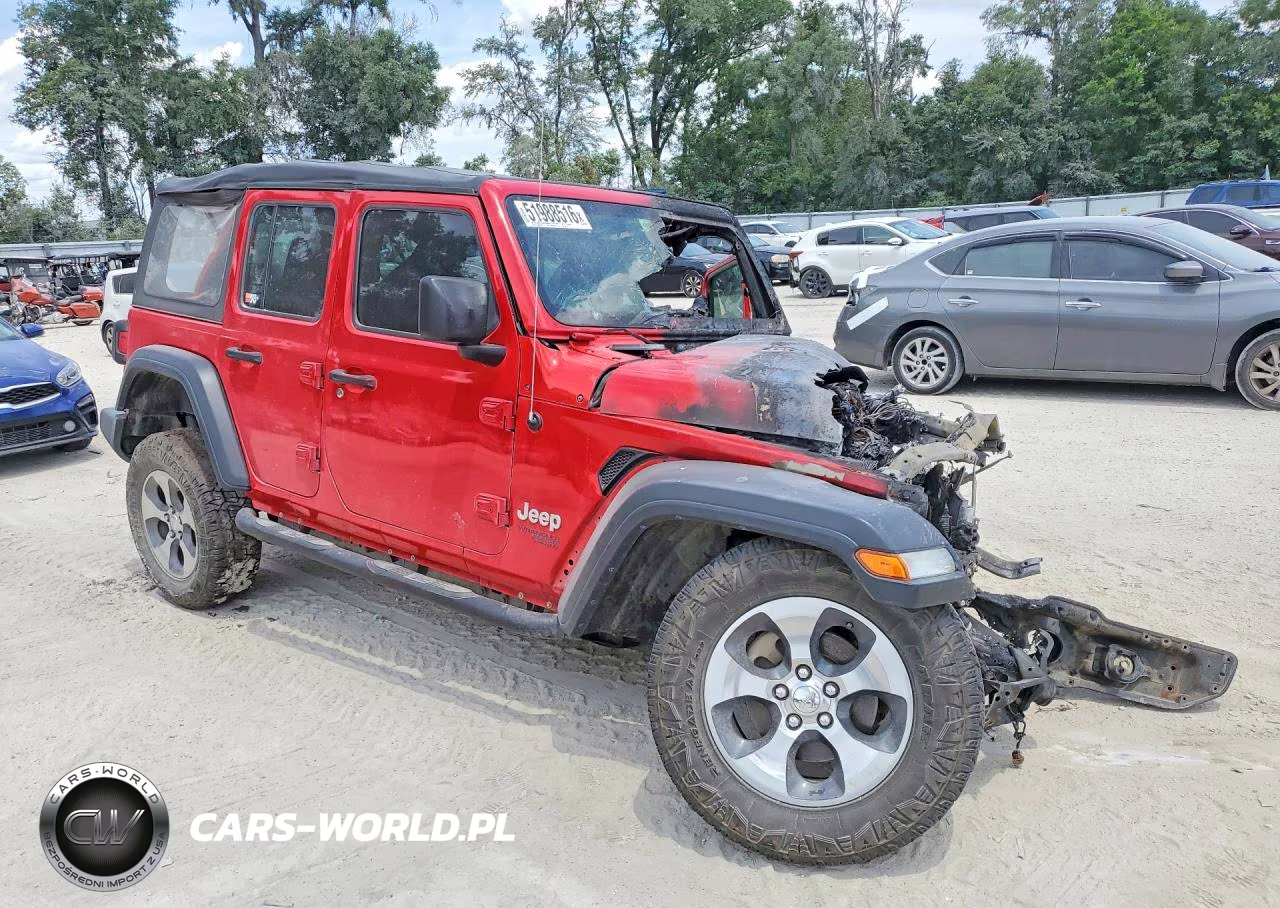 2019 Jeep Wrangler Unlimited Sport VIN:1C4HJXDG3KW560191 - 4