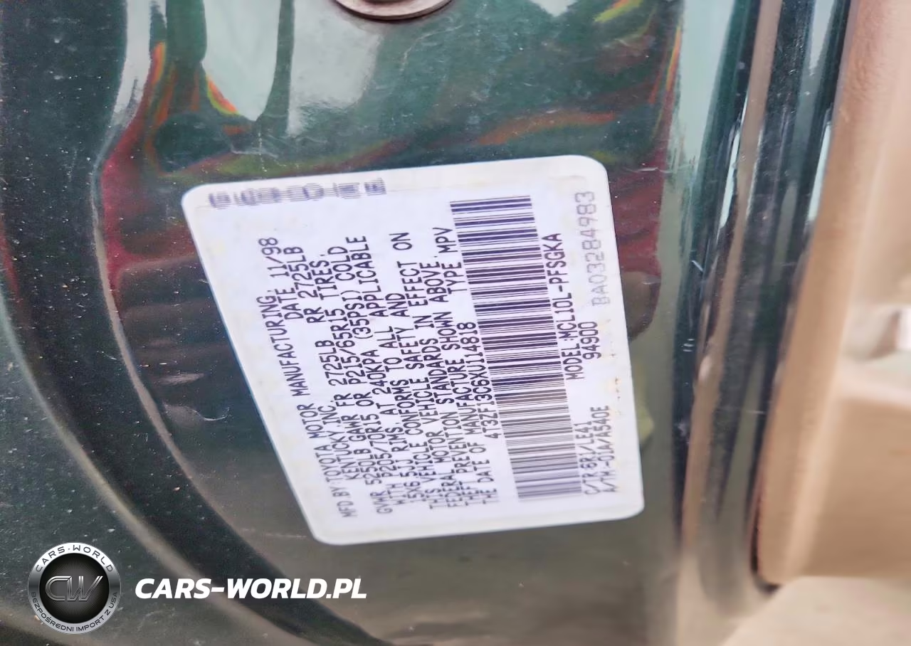 1999 Toyota Sienna Xle VIN:4T3ZF13C6XU114818 - 13