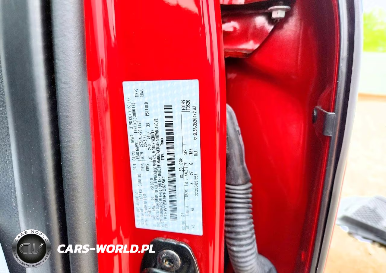 2023 Ford F150 Supercrew VIN:1FTFW1E89PFB62861 - 12