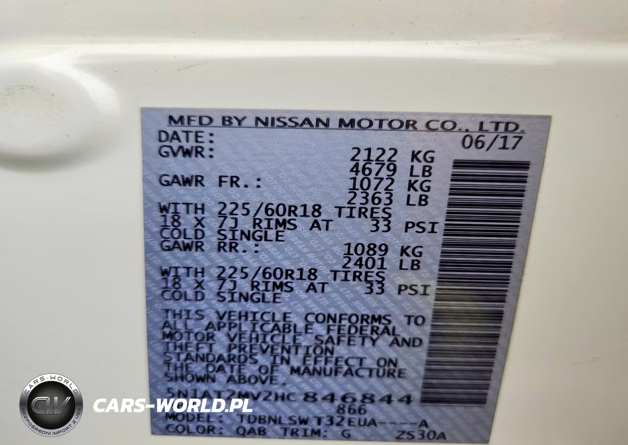 2017 Nissan Rogue Sl VIN:5N1AT2MV2HC846844 - 14