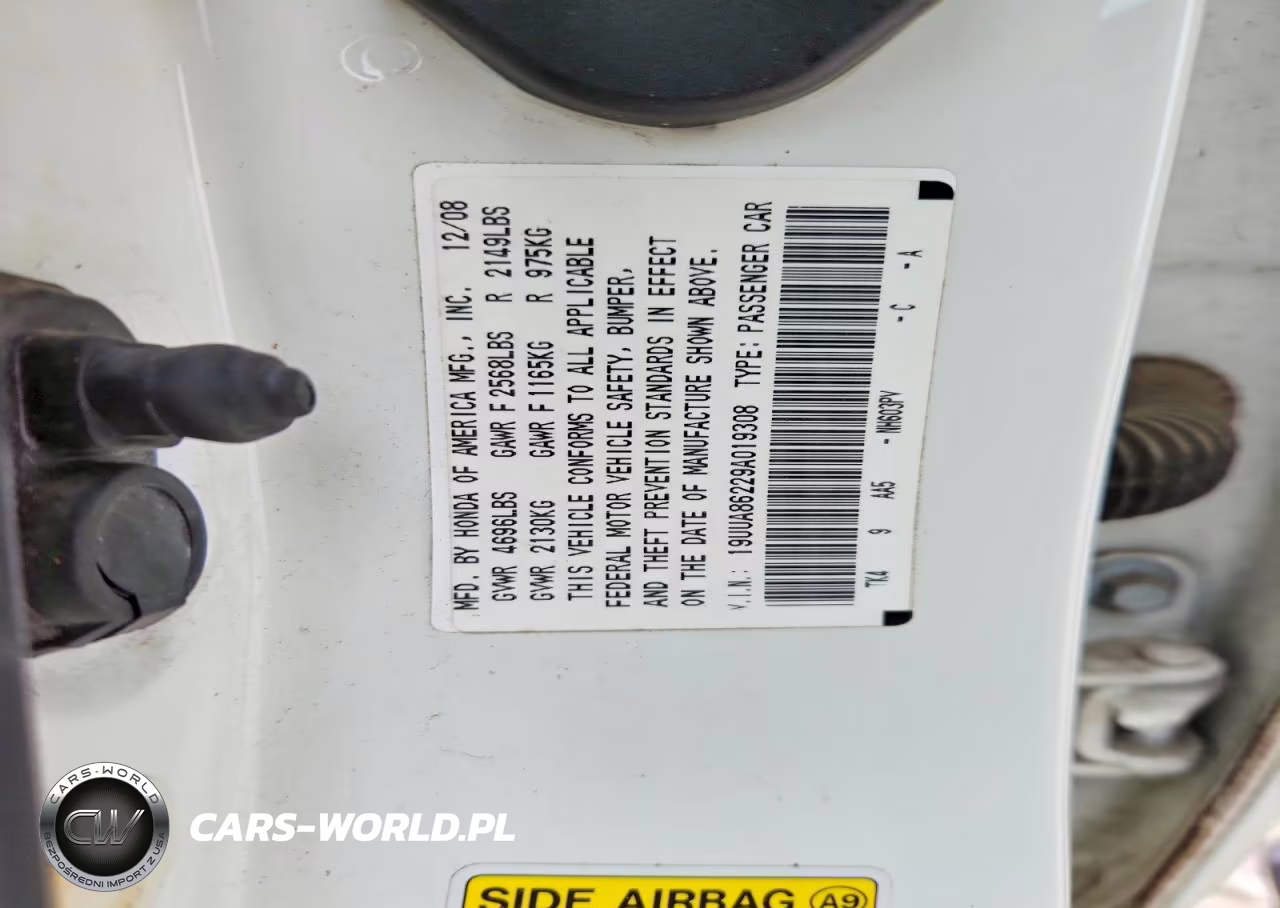 2009 Acura Tl VIN:19UUA86229A019308 - 12