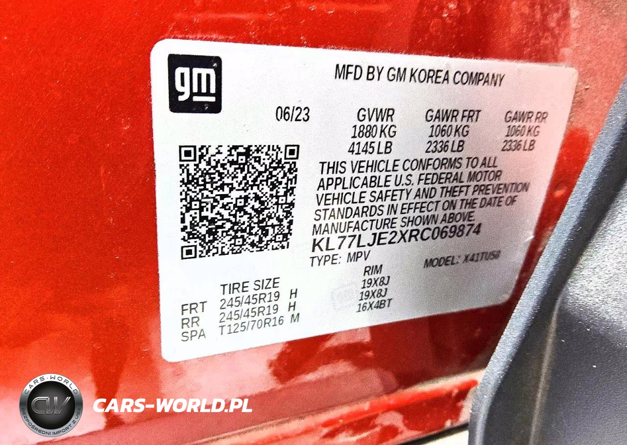 2024 Chevrolet Trax 2Rs VIN:KL77LJE2XRC069874 - 12
