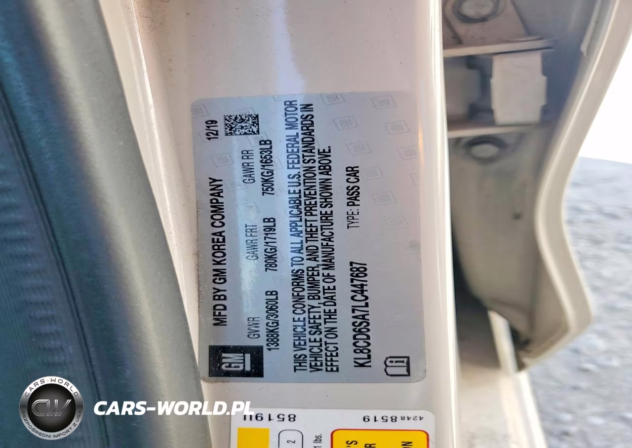 2020 Chevrolet Spark 1Lt VIN:KL8CD6SA7LC447687 - 14