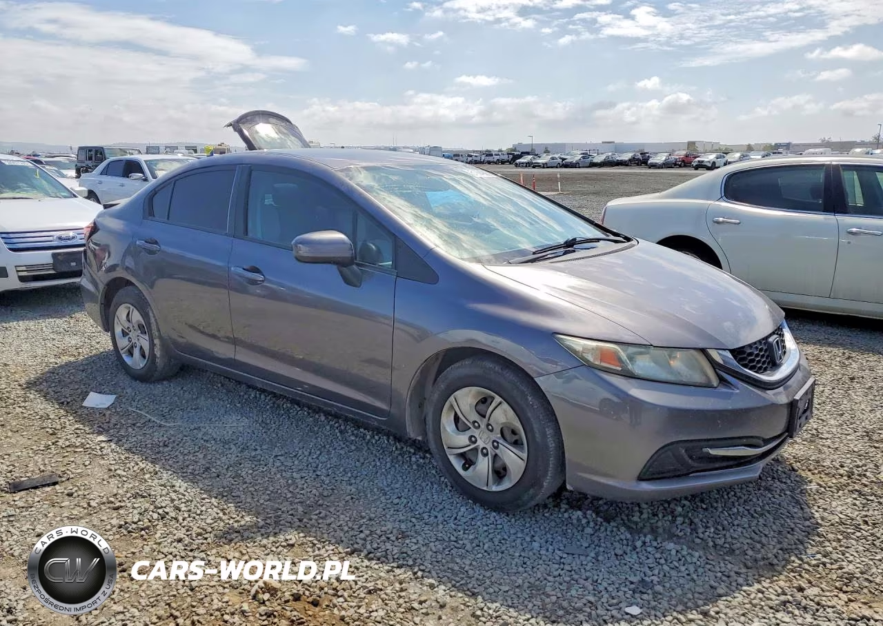 2014 Honda Civic Lx VIN:19XFB2F57EE209365 - 4