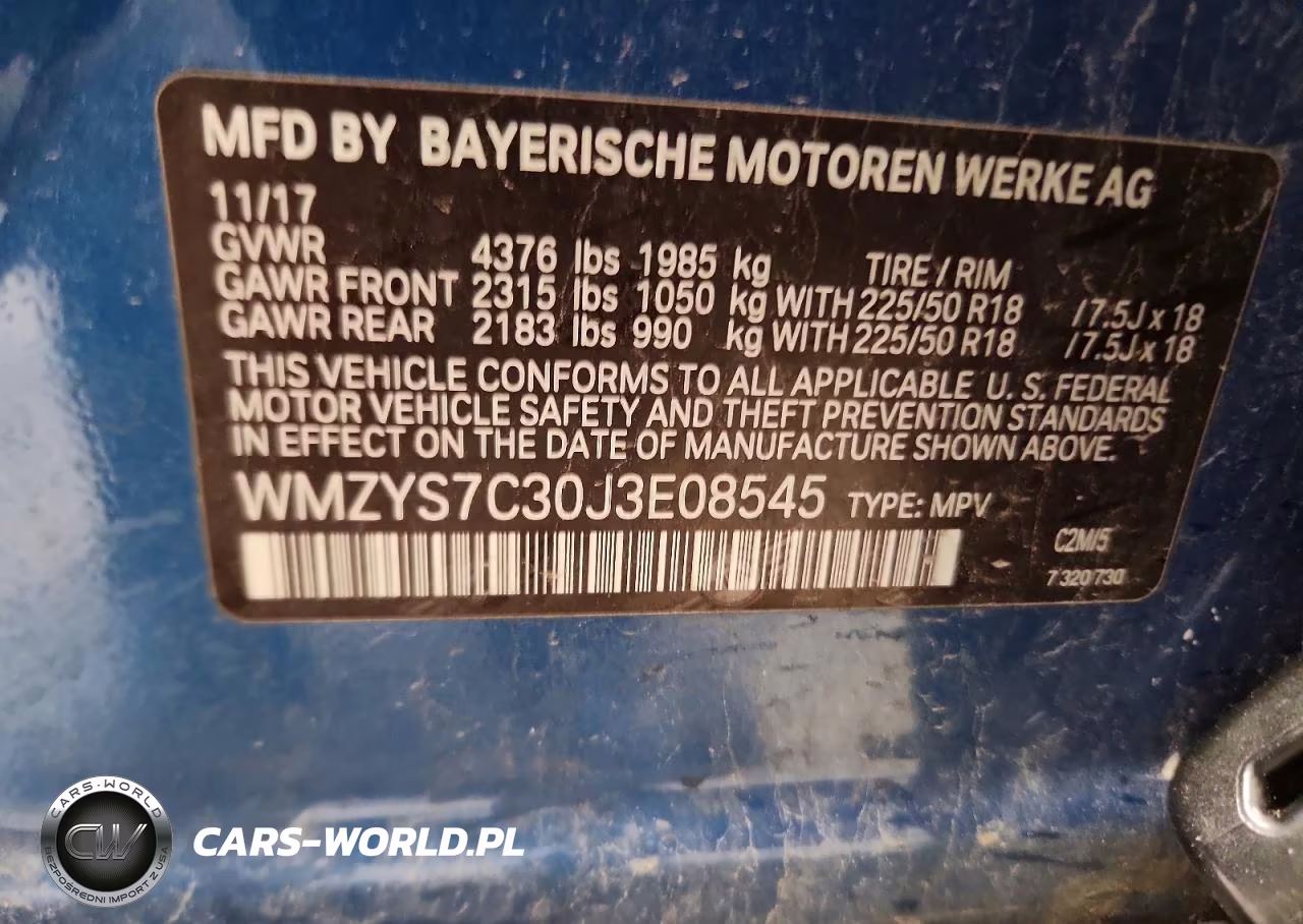 2018 Mini Cooper Countryman VIN:WMZYS7C30J3E08545 - 12