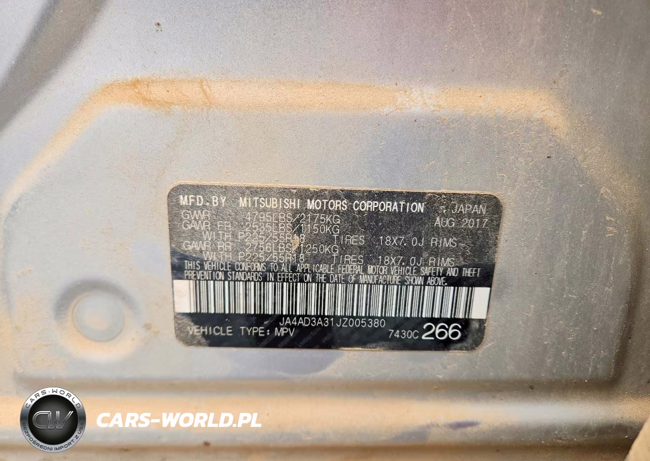 2018 Mitsubishi Outlander Se VIN:JA4AD3A31JZ005380 - 13