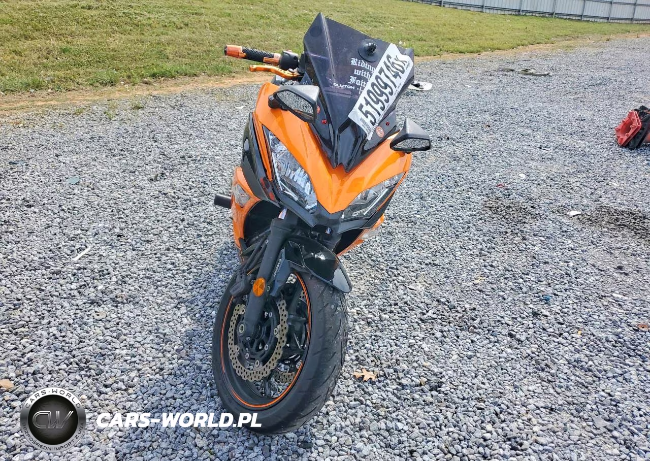 2019 Kawasaki Ex650 F VIN:JKAEXEK13KDA30624 - 2