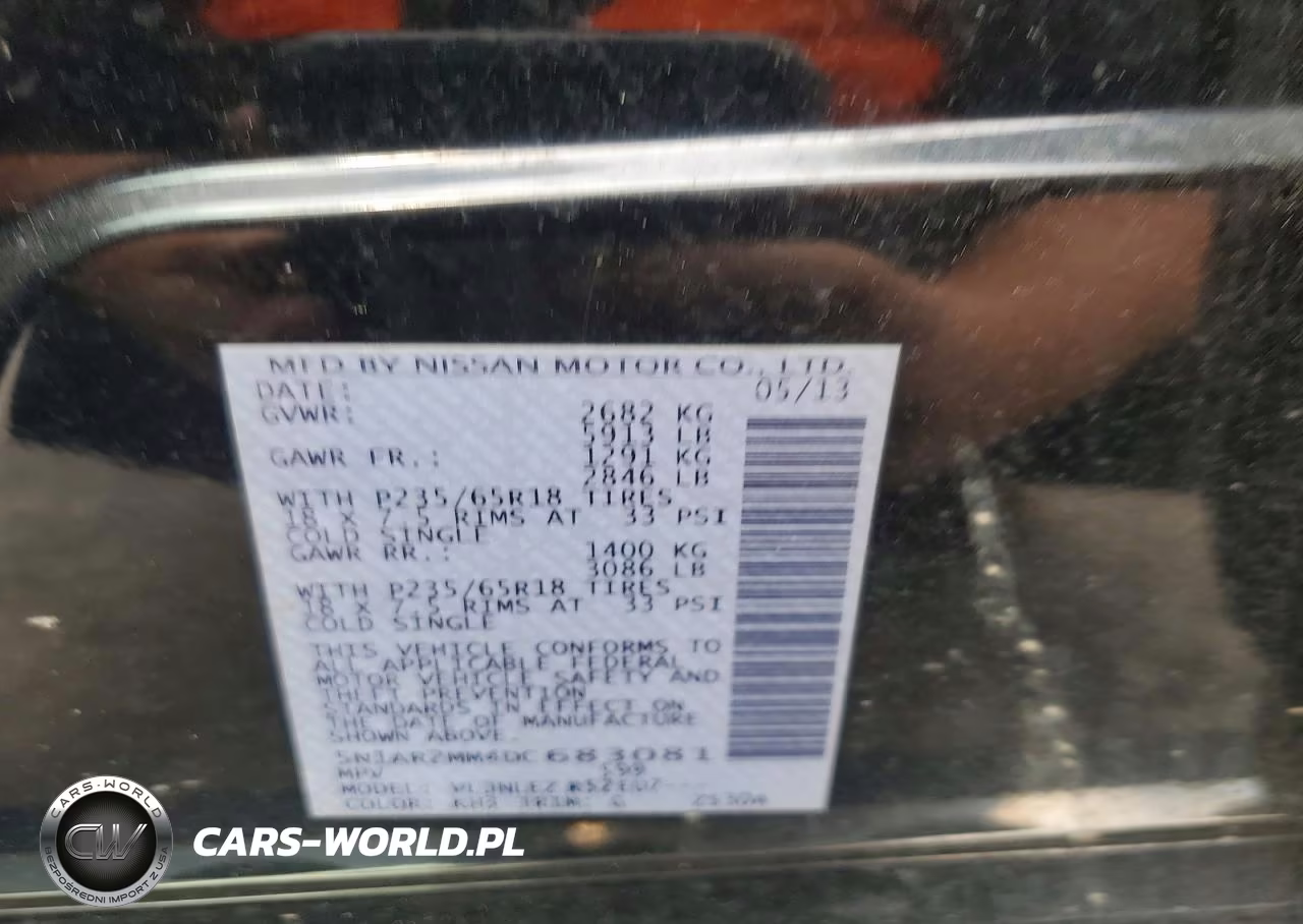 2013 Niss Pathfinder VIN:5N1AR2MM4DC683081 - 13