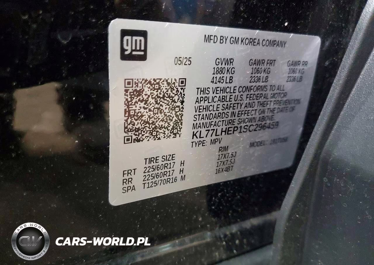 2025 Chevrolet Trax 1Lt VIN:KL77LHEP1SC296459 - 13