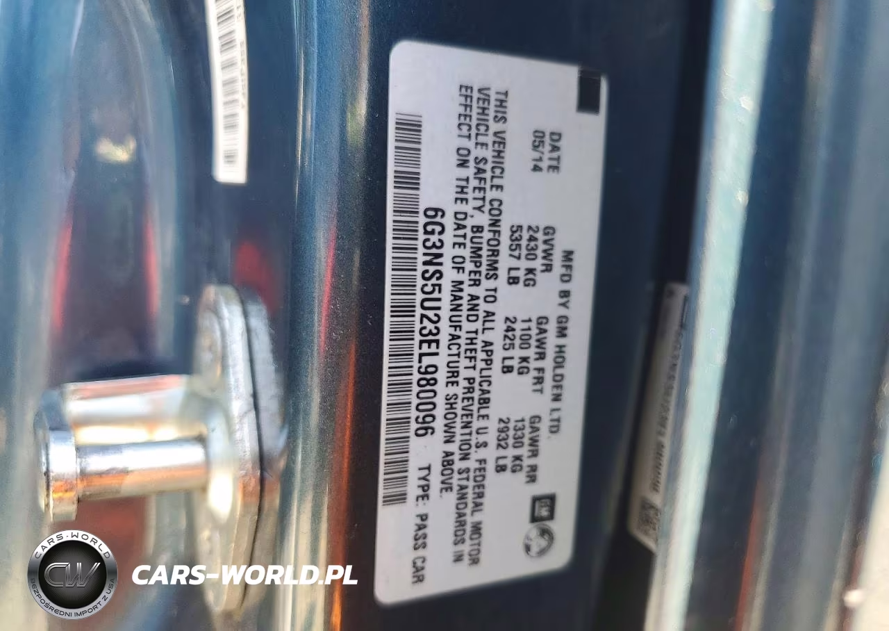 2014 Chevrolet Caprice Police VIN:6G3NS5U23EL980096 - 12