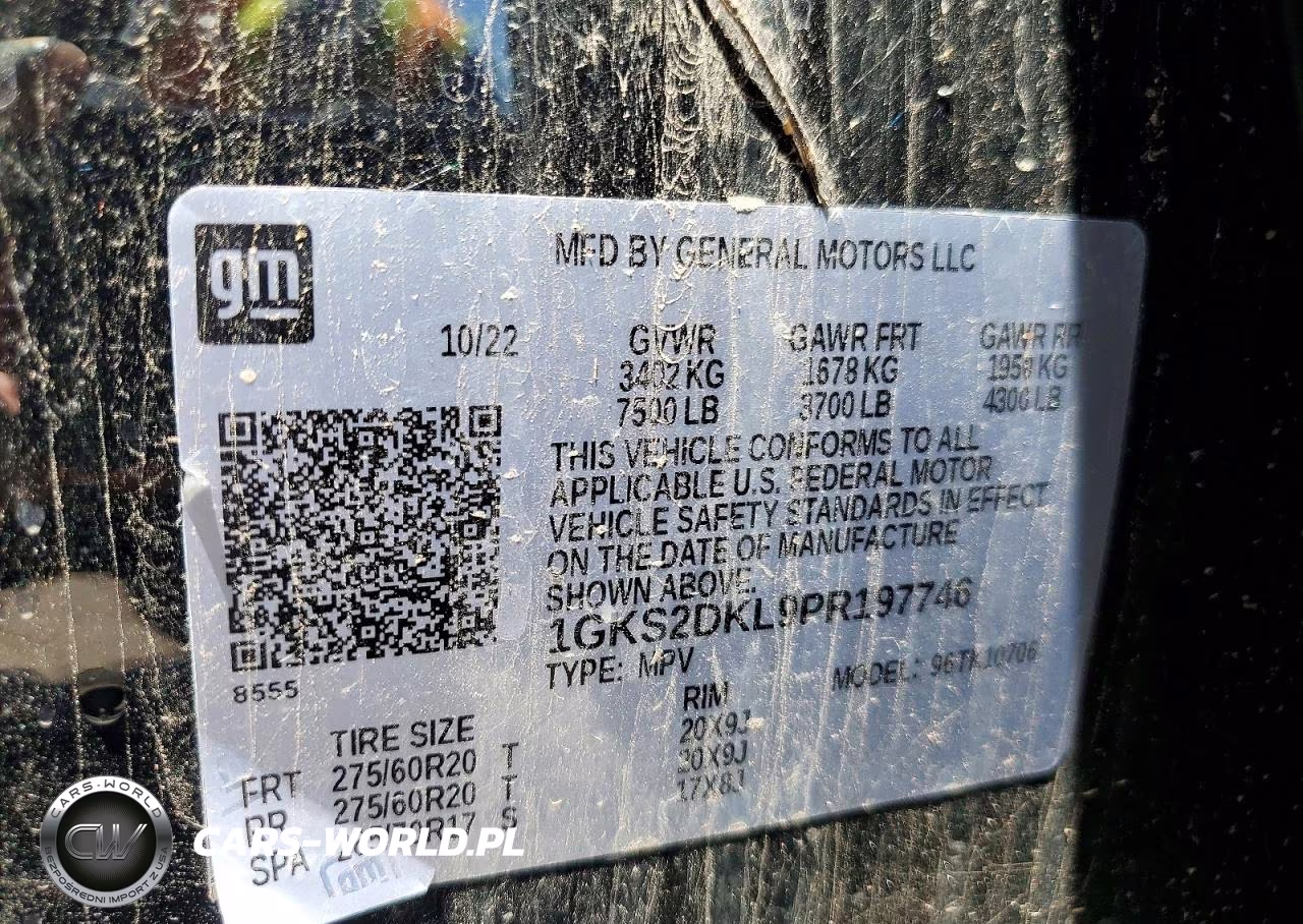 2023 GMC Yukon Denali VIN:1GKS2DKL9PR197746 - 14