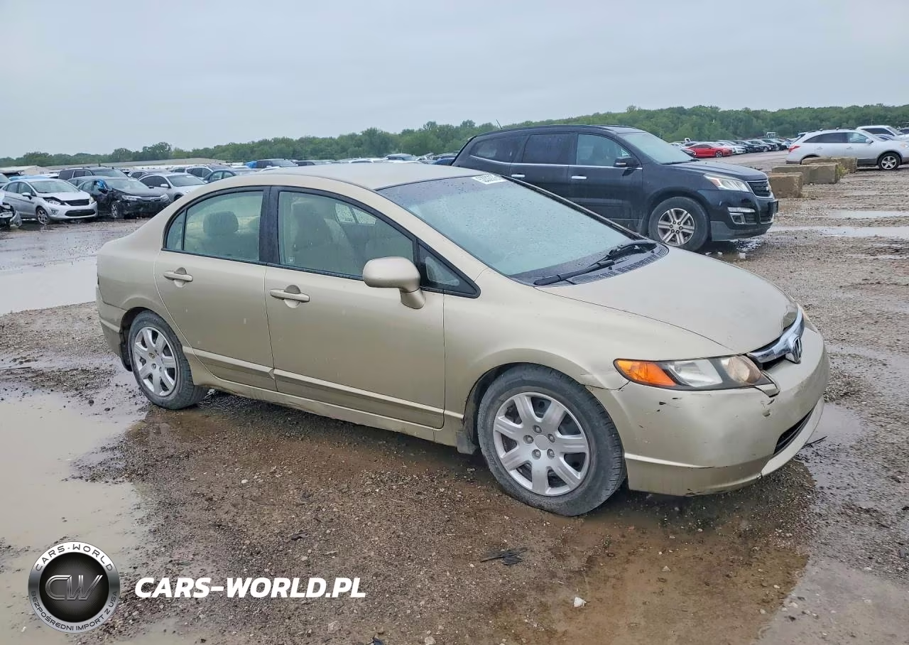 2007 Honda Civic Lx VIN:JHMFA16507S003686 - 4