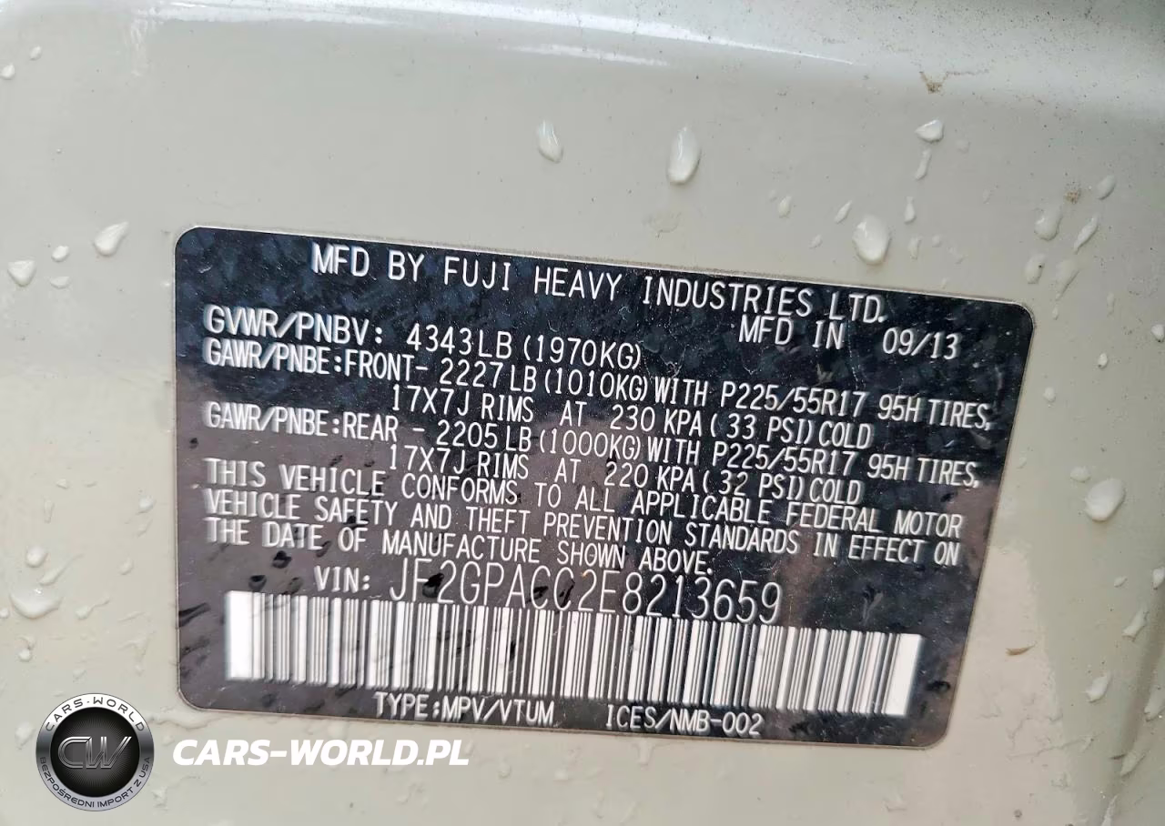 2014 Subaru Xv Crosstrek 2.0 Premium VIN:JF2GPACC2E8213659 - 12