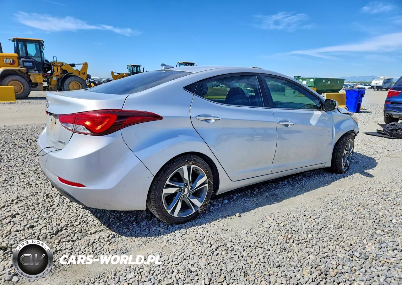 2015 Hyundai Elantra Limited VIN:KMHDH4AEXFU326915 - 3
