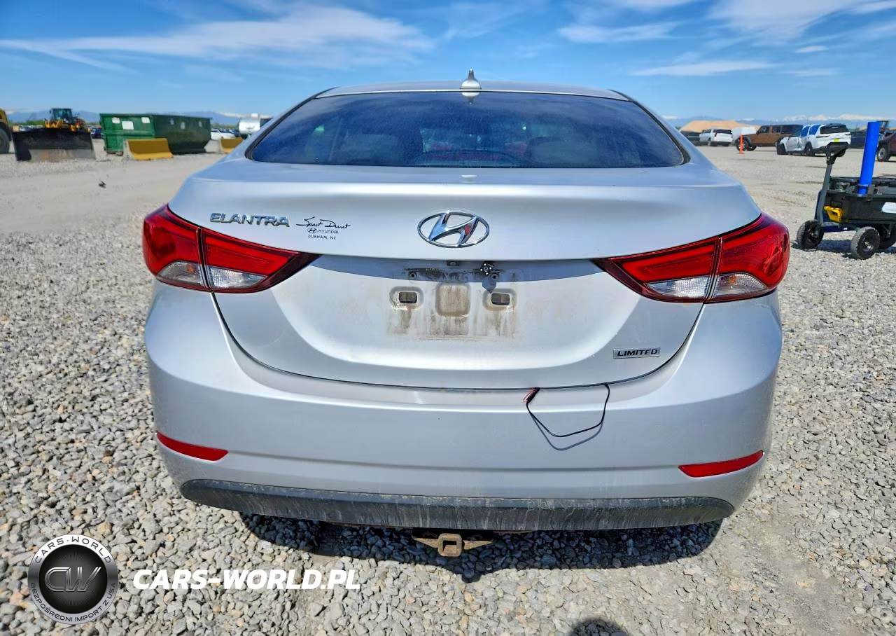 2015 Hyundai Elantra Limited VIN:KMHDH4AEXFU326915 - 6