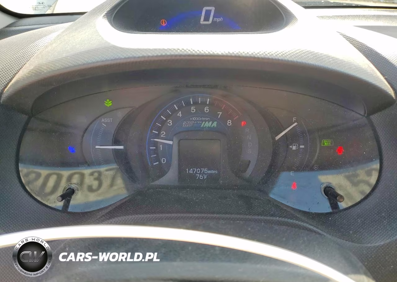 2013 Honda Insight Ex VIN:JHMZE2H73DS004462 - 9