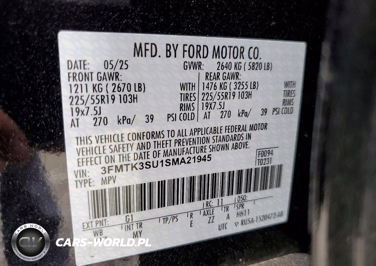 2025 Ford Mustang Mach-E Premium VIN:3FMTK3SU1SMA21945 - 13