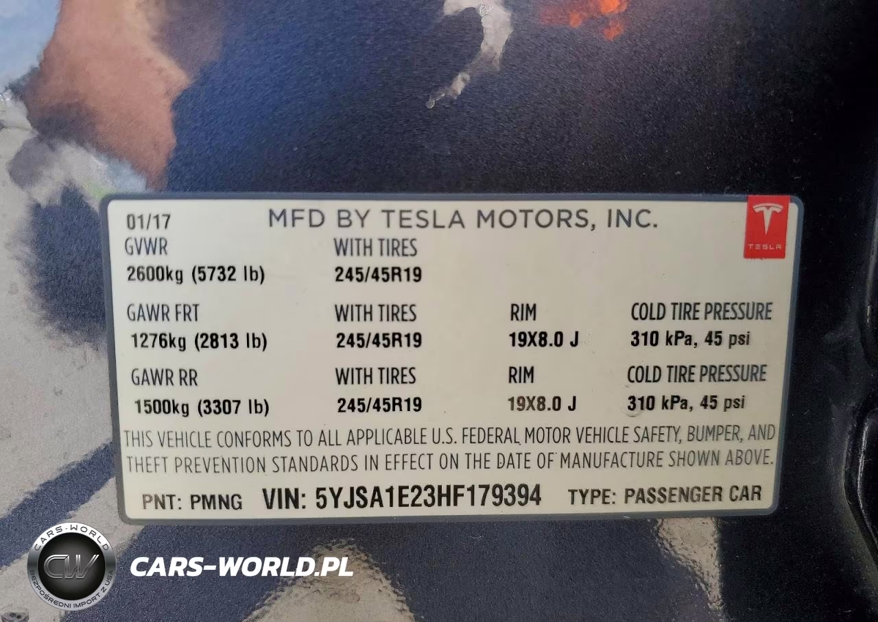 2017 Tesla Model S VIN:5YJSA1E23HF179394 - 12