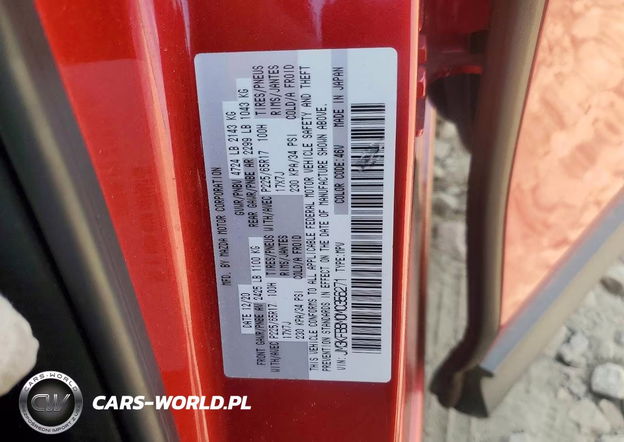 2021 Mazda Cx-5 Sport VIN:JM3KFBBM0M0356271 - 13
