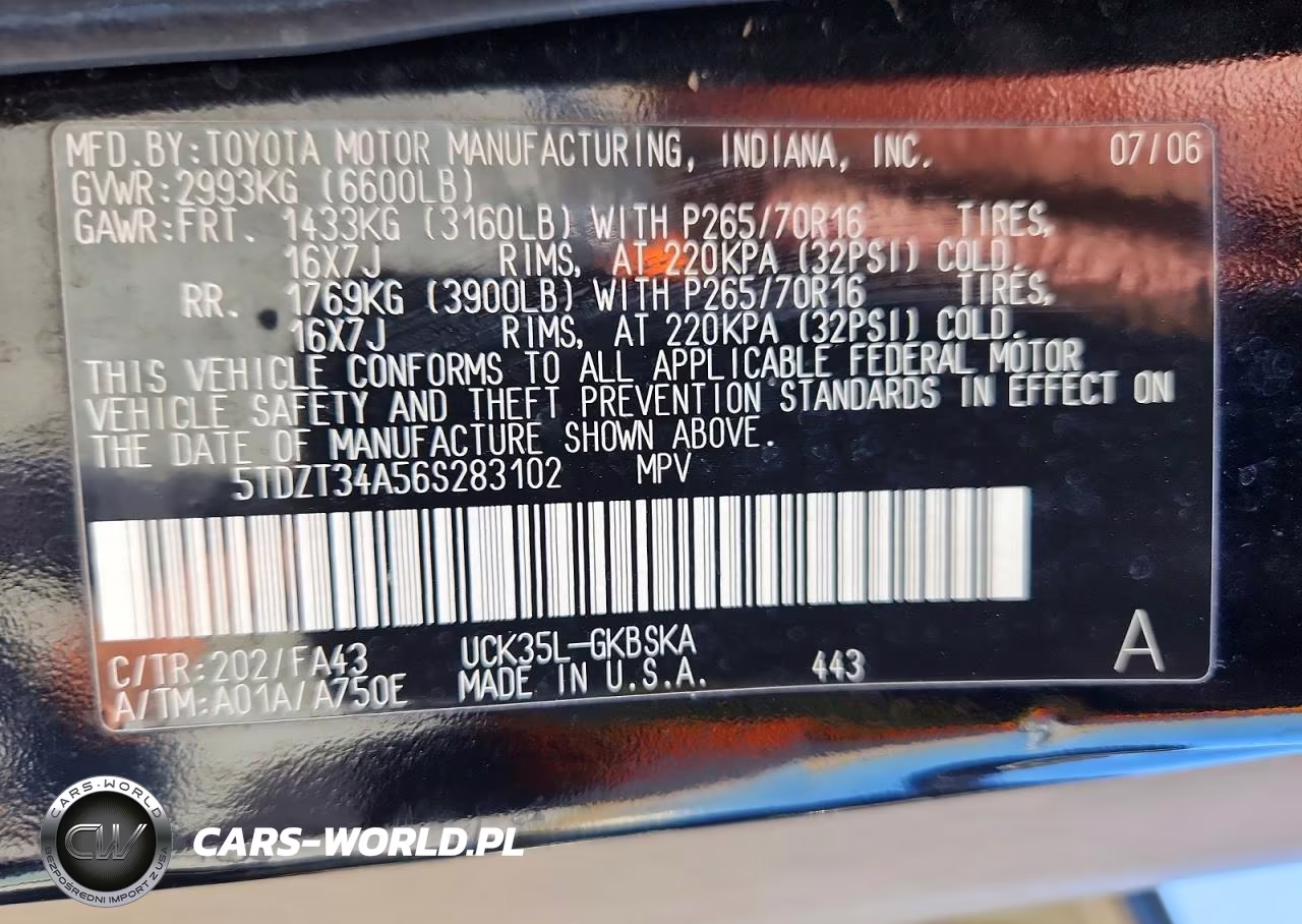 2006 Toyota Sequoia Sr5 VIN:5TDZT34A56S283102 - 13