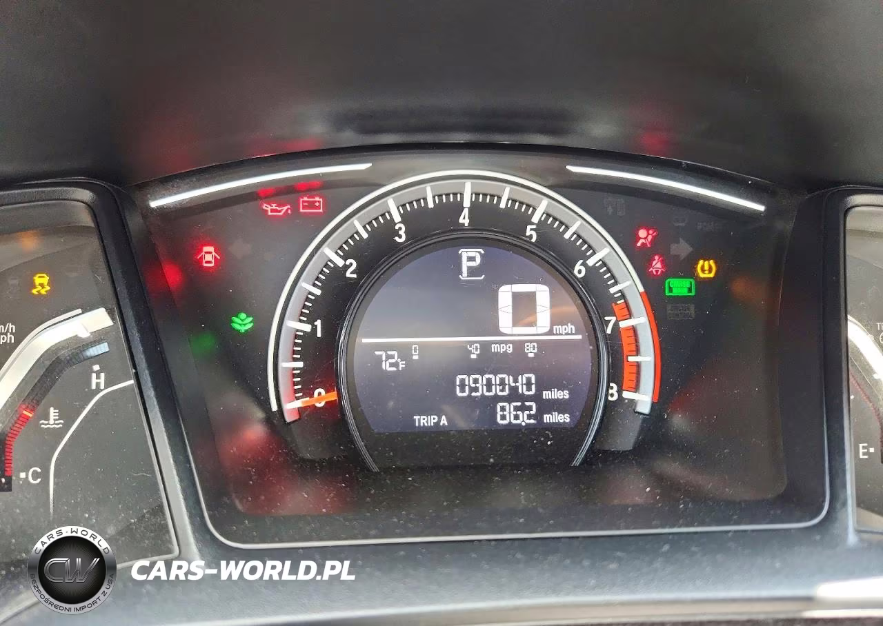 2018 Honda Civic Lx VIN:2HGFC2F50JH562754 - 9