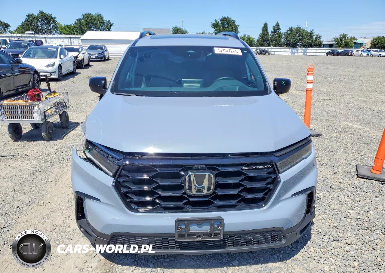 2025 Honda Pilot Black VIN:5FNYG1H99SB054859 - 5