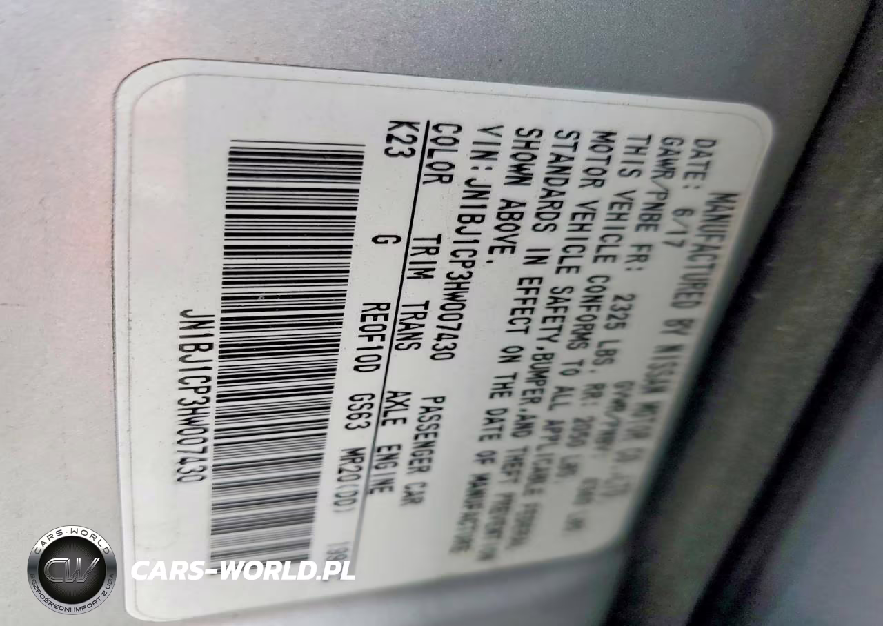 2017 Nissan Rogue Sport Sv VIN:JN1BJ1CP3HW007430 - 13